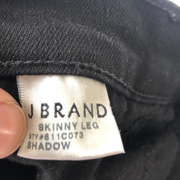 J Brand Black Shadow Skinny Jeans - Picture 3 of 3